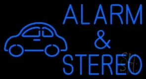 Car Logo Alarm And Stereo LED Neon Sign