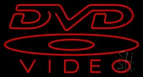 Dvd Video With Cd Logo LED Neon Sign