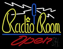 Radio Room Open LED Neon Sign