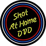Yellow Shot At Home Dvd LED Neon Sign