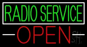 Radio Service Open LED Neon Sign