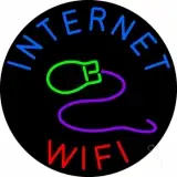 Round Internet Wifi LED Neon Sign