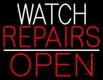 Blue Watch Repairs Open LED Neon Sign