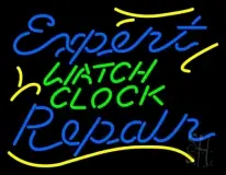 Expert Watch Clock Repair LED Neon Sign