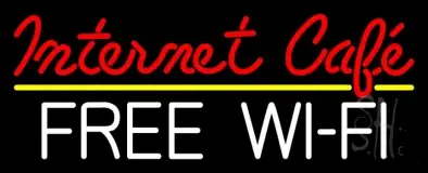 Internet Cafe Free Wifi LED Neon Sign