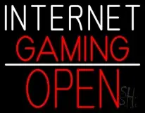 Internet Gaming Open LED Neon Sign