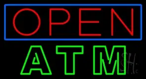 Open Atm LED Neon Sign