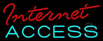 Red Internet Access LED Neon Sign