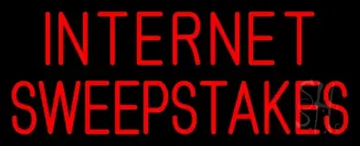 Red Internet Sweepstakes LED Neon Sign