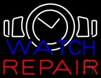 Watch Repair With Logo LED Neon Sign