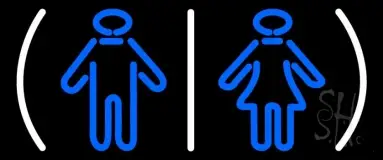 Restrooms Logo LED Neon Sign
