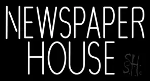Newspaper House LED Neon Sign