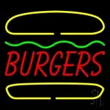 Burgers LED Neon Sign