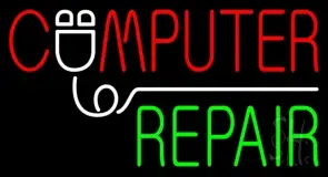 Computer Repair Without Border LED Neon Sign