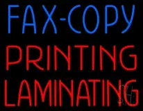 Fax Copy Printing Laminating LED Neon Sign