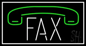 Fax With Logo LED Neon Sign