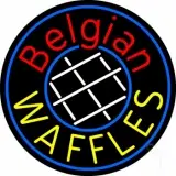 Belgian Waffles LED Neon Sign