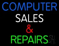 Computer Sales And Repairs 1 LED Neon Sign