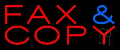 Fax Copy 2 LED Neon Sign