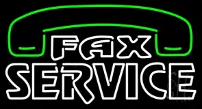 Fax Service 1 LED Neon Sign