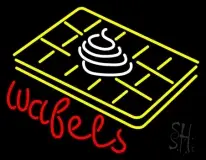Wafels with Logo LED Neon Sign