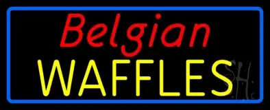 Belgian Waffles LED Neon Sign