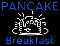 Blue Pancake Breakfast LED Neon Sign