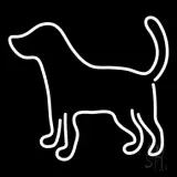 Logo Dog 1 LED Neon Sign