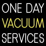 One Day Vacuum Service Block 1 LED Neon Sign