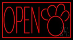 Open Block Logo LED Neon Sign