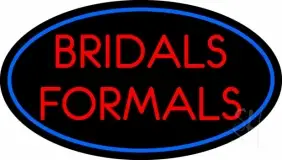 Oval Bridals Formals LED Neon Sign