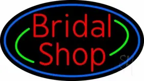 Oval Bridal Shop LED Neon Sign