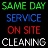 Same Day Service On Site Cleaning Block LED Neon Sign