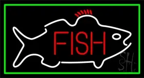 Fish Center Logo LED Neon Sign