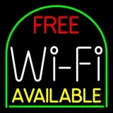 Free Wifi Available Block 1 LED Neon Sign