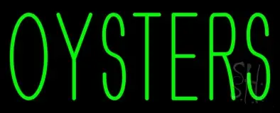 Green Oyster Block LED Neon Sign