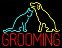 Grooming Logo 1 LED Neon Sign