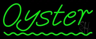Oysters Green Line LED Neon Sign