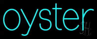 Oysters Turquoise LED Neon Sign