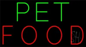 Pet Food 2 LED Neon Sign