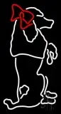 Poodle Dog Logo LED Neon Sign