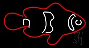 Red Fish 3 LED Neon Sign