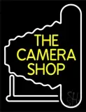 Red The Camera Shop Block 1 LED Neon Sign