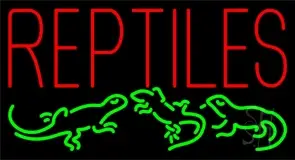 Reptiles 1 LED Neon Sign