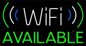 Wifi Available With Logo LED Neon Sign