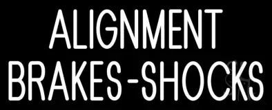 Alignment Brakes Shocks LED Neon Sign