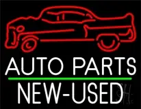 Auto Parts New Used Car Logo 1 LED Neon Sign