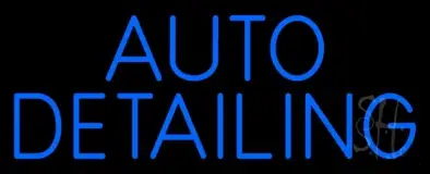 Auto Detailing Blue LED Neon Sign