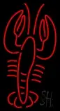 Lobster Red Logo LED Neon Sign