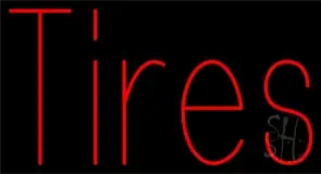 Red Tires LED Neon Sign